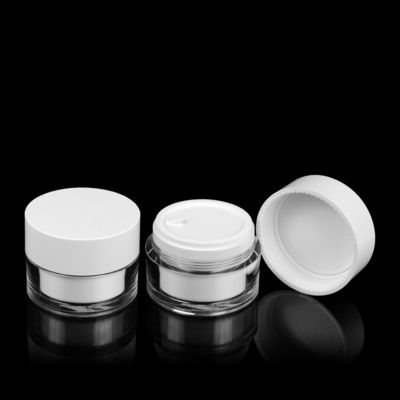 50ml 100ml Luksusowy pojemnik na krem ​​PETG Wymienny słoik kosmetyczny do kremu do twarzy wielokrotnego napełniania