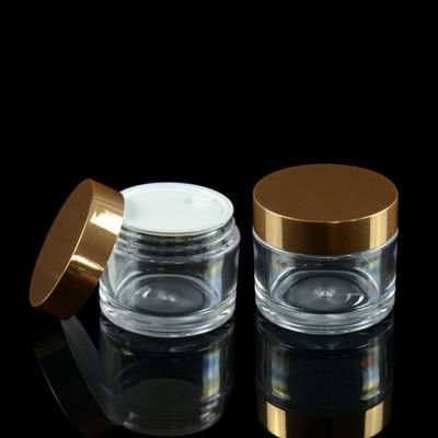 50 ml Serum ABS PETG Kosmetyczny krem ​​do twarzy z galwanizowaną pokrywką