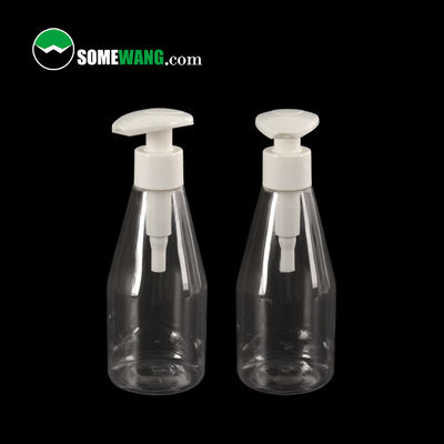 200 ml PET Szampon z tworzywa sztucznego do włosów Ręcznie do mycia ciała Butelka z pompką Dostosowany kolor
