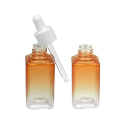 50 ml Gradient PETG Butelka kosmetyczna Kwadrat 20/410 Opakowanie butelki olejku eterycznego