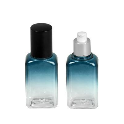 60 ml 100 ml 120 ml Kwadratowe puste plastikowe butelki na balsam Butelka z serum z pompką