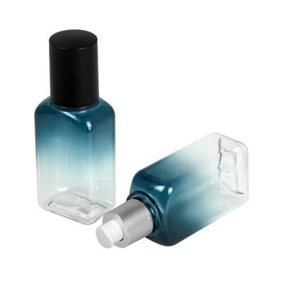 60 ml 100 ml 120 ml Kwadratowe puste plastikowe butelki na balsam Butelka z serum z pompką