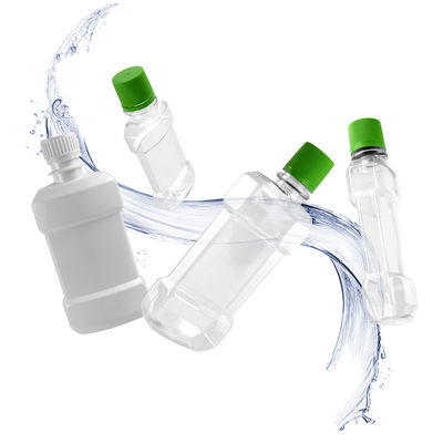 100 ml biała butelka do płukania jamy ustnej Somewang z plastikową nakrętką 44,5 cm 142 mm