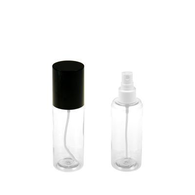 106mm Cylinder Płaska Butelka Pet Duża Pokrywa 100ml Przezroczysta Plastikowa Butelka
