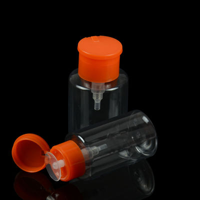 3,3 uncji 100 ml Butelka kosmetyczna PET Butelka do usuwania lakieru do paznokci Z pompką do usuwania lakieru
