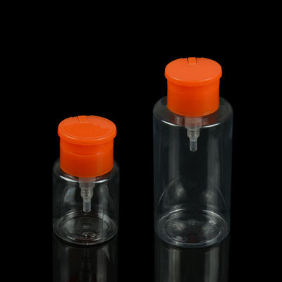 3,3 uncji 100 ml Butelka kosmetyczna PET Butelka do usuwania lakieru do paznokci Z pompką do usuwania lakieru