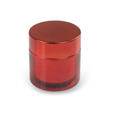 Luksusowe 50 ml kosmetyczne dwuwarstwowe plastikowe słoiki PET Pojemniki kosmetyczne PET z powłoką UV
