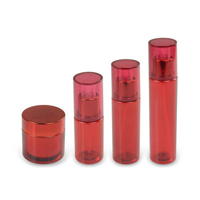 Luksusowe 50 ml kosmetyczne dwuwarstwowe plastikowe słoiki PET Pojemniki kosmetyczne PET z powłoką UV