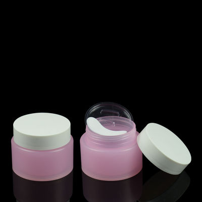 OEM 100g Double Wall Cream Jar BPA Free PP Plastikowa maska ​​​​do oczu z łyżeczką