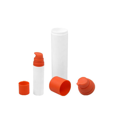 Cylinder 20ml 100ml Airless Lotion Kosmetyczna butelka z pompką próżniową do kremu do twarzy