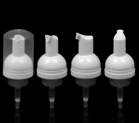 42mm 43mm PP Plastikowa pianka do mydła w płynie Biały dozownik mydła w pianie do płynu do demakijażu