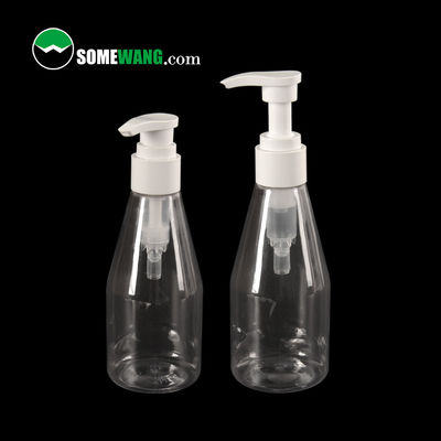 200 ml PET Szampon z tworzywa sztucznego do włosów Ręcznie do mycia ciała Butelka z pompką Dostosowany kolor