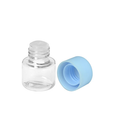 Wysokiej jakości opakowanie kosmetyczne 10 ML i 50 ML puste plastikowe okrągłe butelki PETG z tonerem Mini balsam butelki na próbki