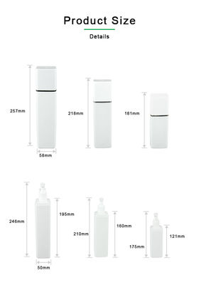 Butelka PE 300 ml 400 ml 500 ml z zewnętrzną pokrywą Butelka szamponu