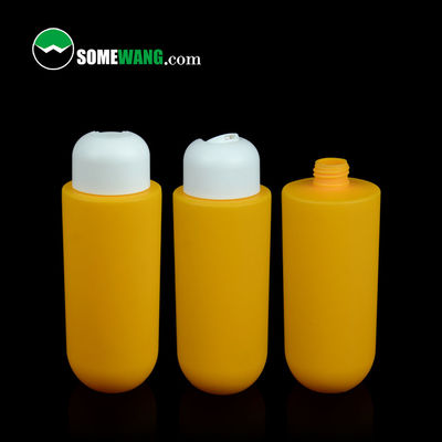 Dostosowany kolor HDPE Płaskie ramię Okrągłe dno Butelka Kosmetyczna 300 ml 400 ml Opakowanie balsamu