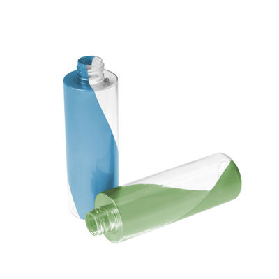 Dwukolorowa pusta niestandardowa butelka kosmetyczna PETG Plastikowa butelka na balsam 200 ml